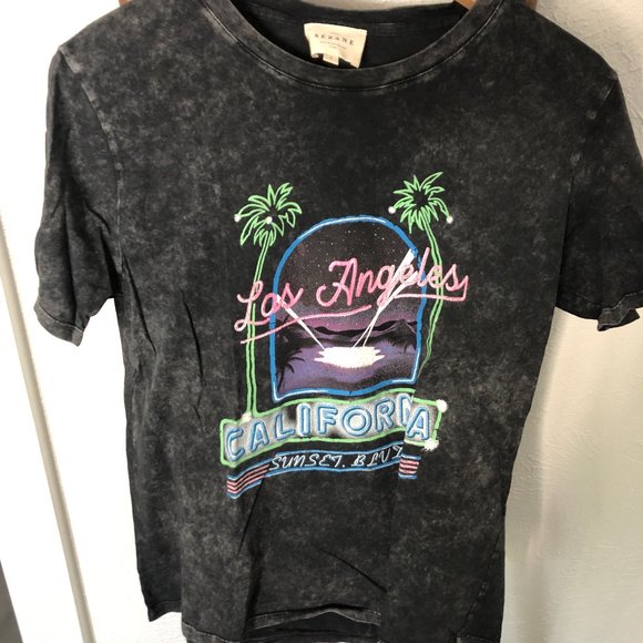 SUNSET BOULEVARD T-SHIRT  Black - Picture 2 of 4